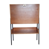 Writing desk wood and metal Jean Domps
