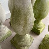 Set of 10 vintage antique style balusters
