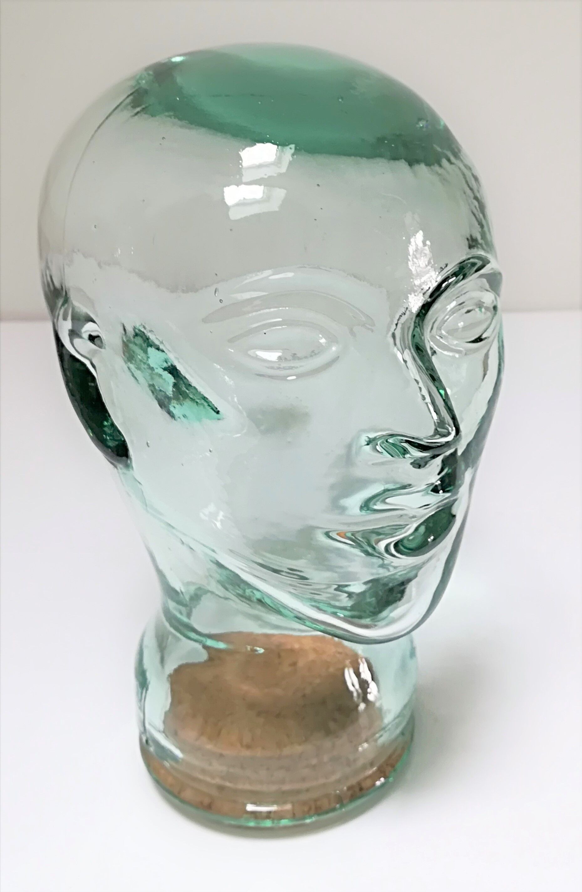 Anthropomorphic glass jar design 80s
