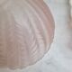 Vintage Pink Frosted Glass Bathroom Set Romantic Heart Decor