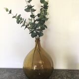 Amber color demijohn 10l