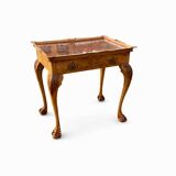 Antique English Butler Table with Removable Tray – Circa 1920 – Walnut