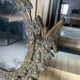 Psyche mirror in brass