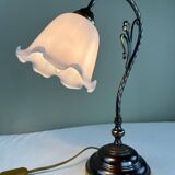 Antique tulip lamp