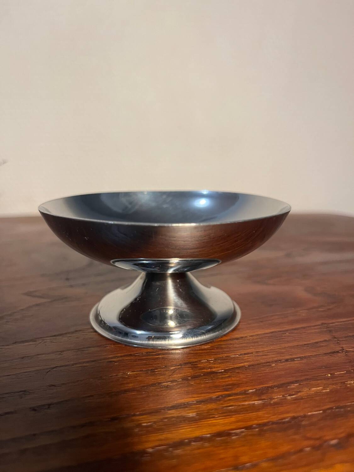 France stainless steel sorbet ice cream cup with mini fork