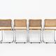 Set of 4 Dining Chairs Style B32 by Marcel Breuer