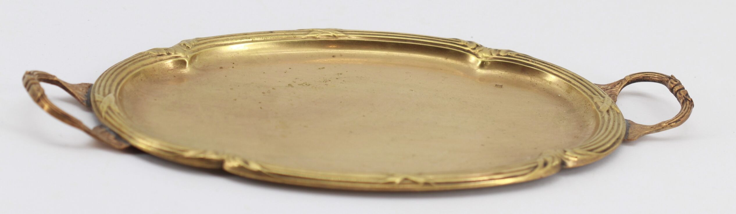 Old brass tray