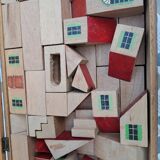 Ancien jeu de construction bois