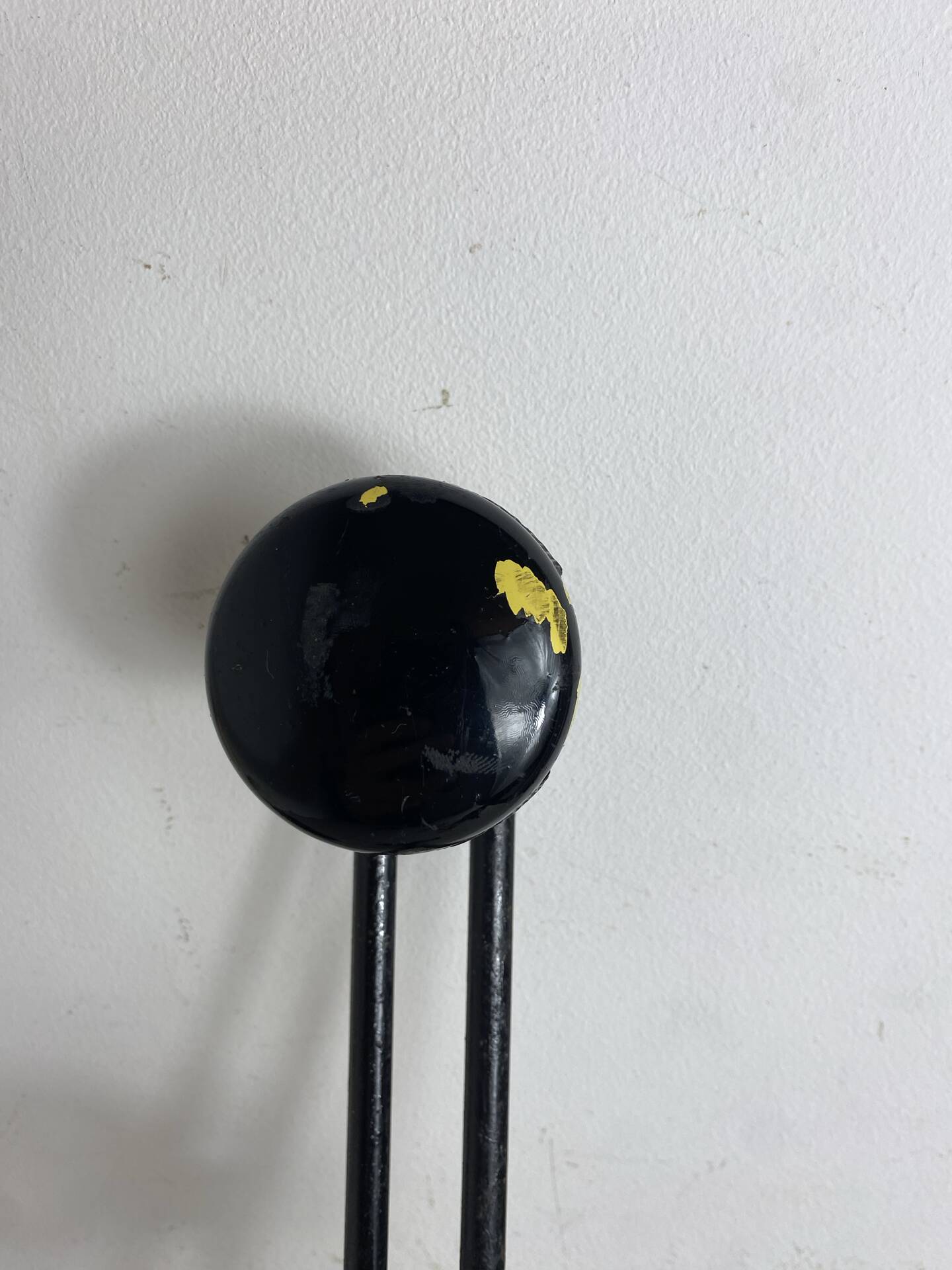 Vintage metal wall coat rack