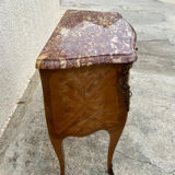 Louis XV style chest of drawers in rosewood