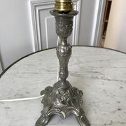 20s chrome brass candlelight legs