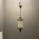 Italian murano glass pendants lights, set of 2