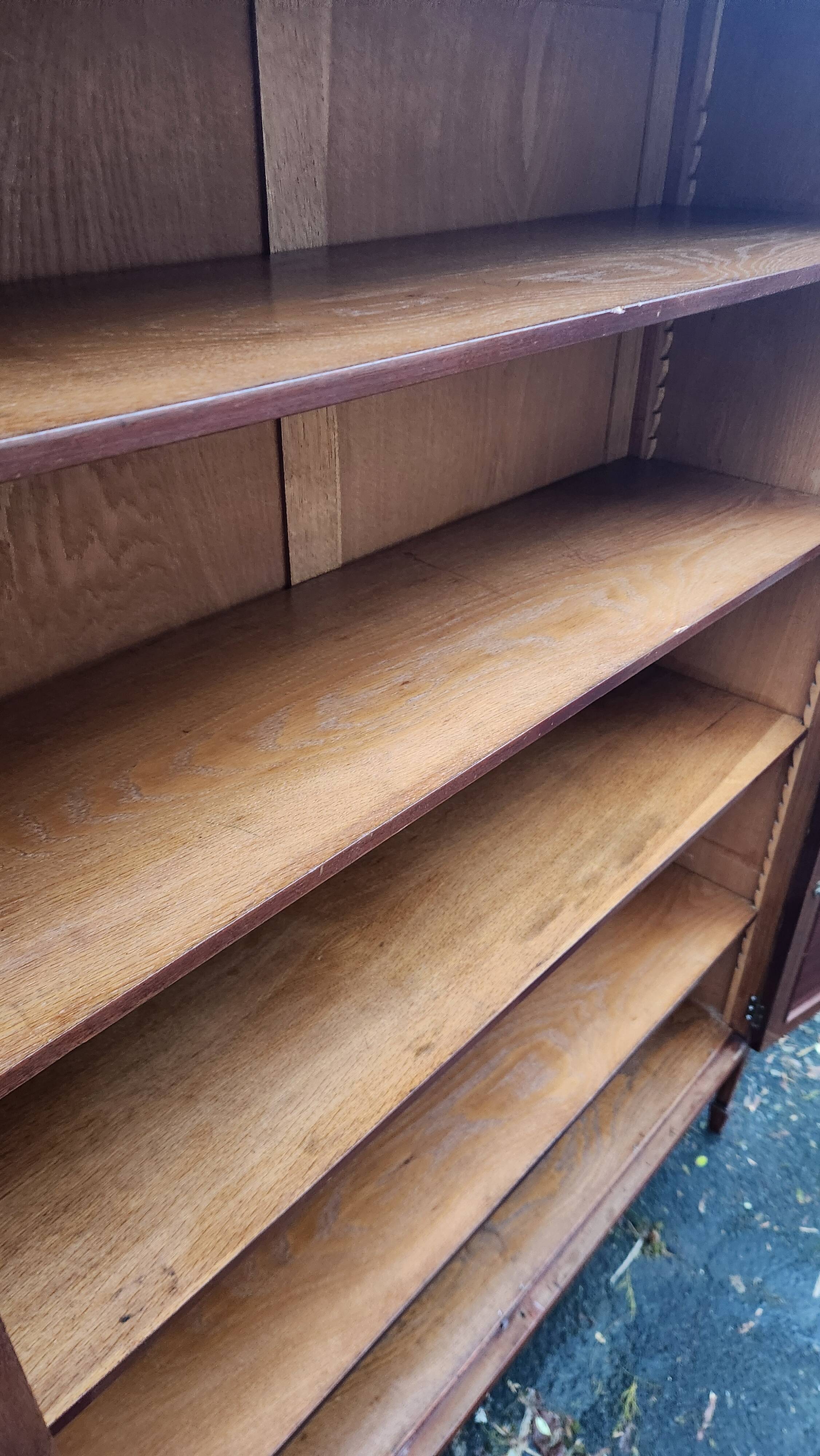 Ancien bibliothèque vitrée Louis XVI