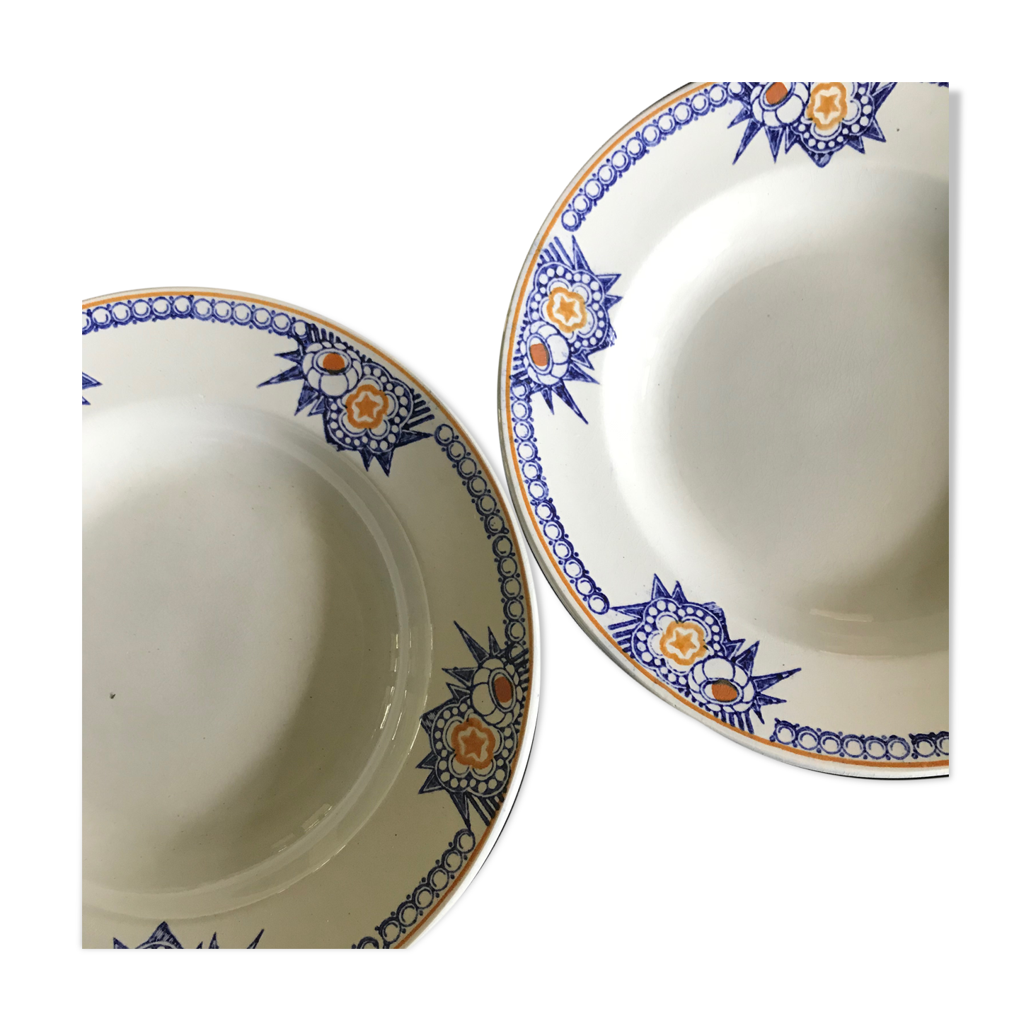 Product BHV Service 19 pieces of Saint-Amand early 20th century (8c-8p-2-1plat).
