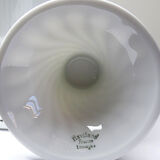 Mismatched pair of Limoges porcelain mazagrans, Haviland & LEC vintage.