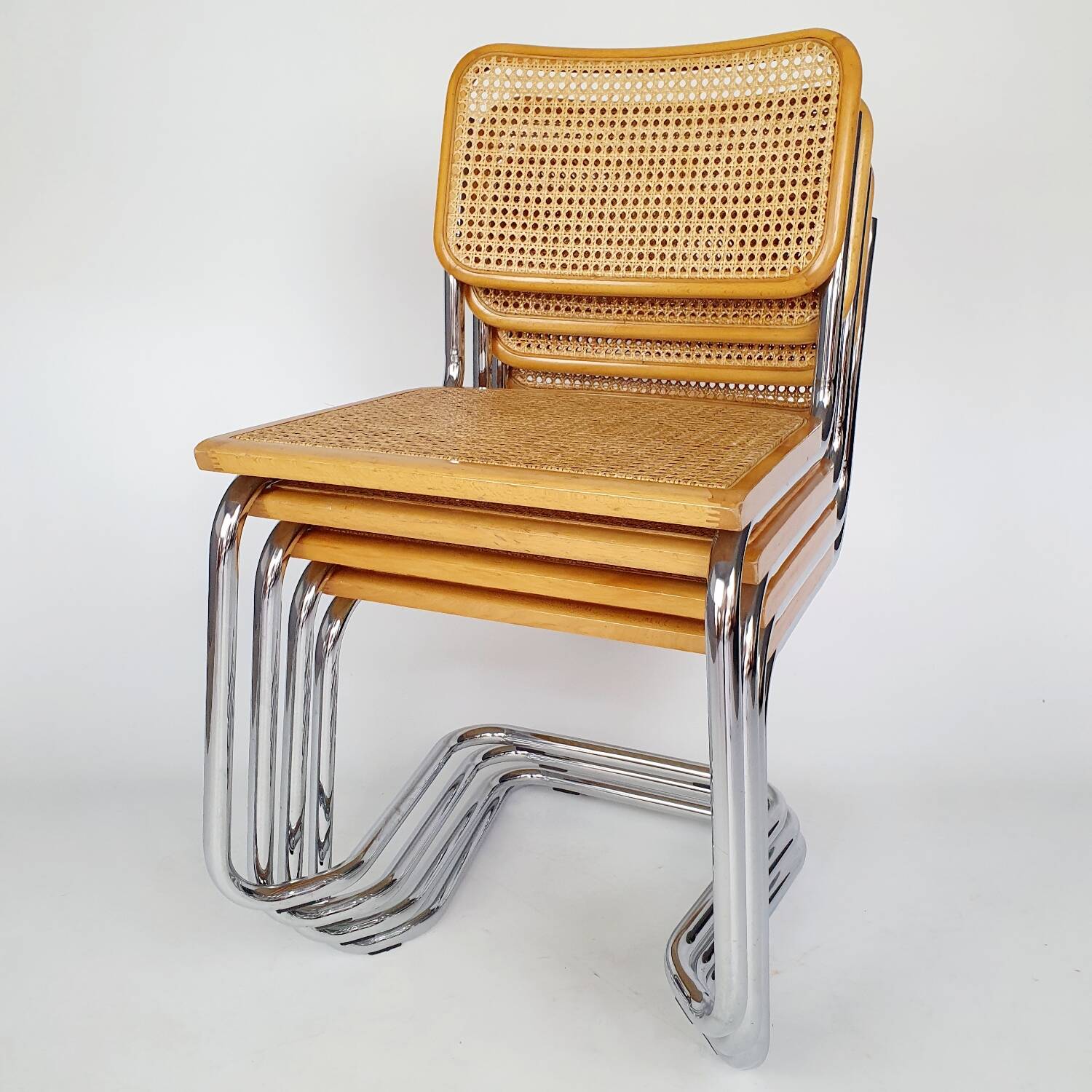 Set of 4 Marcel Breuer style chairs