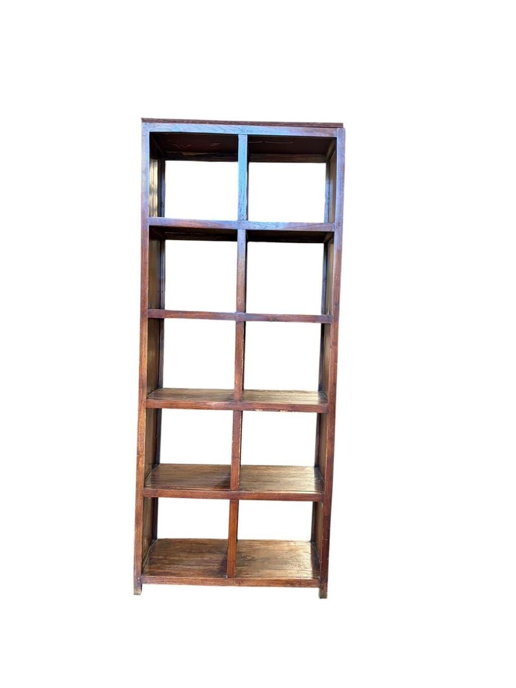 Vintage wooden bookshelf/storage unit.