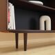 Bookcase with bar cabinet, rosewood veneer, Denmark, 1970s