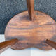 French brutalist tripod stool