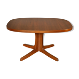 Oval baumann table with extensions from the 60