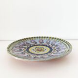 Large hand painted ceramic dish