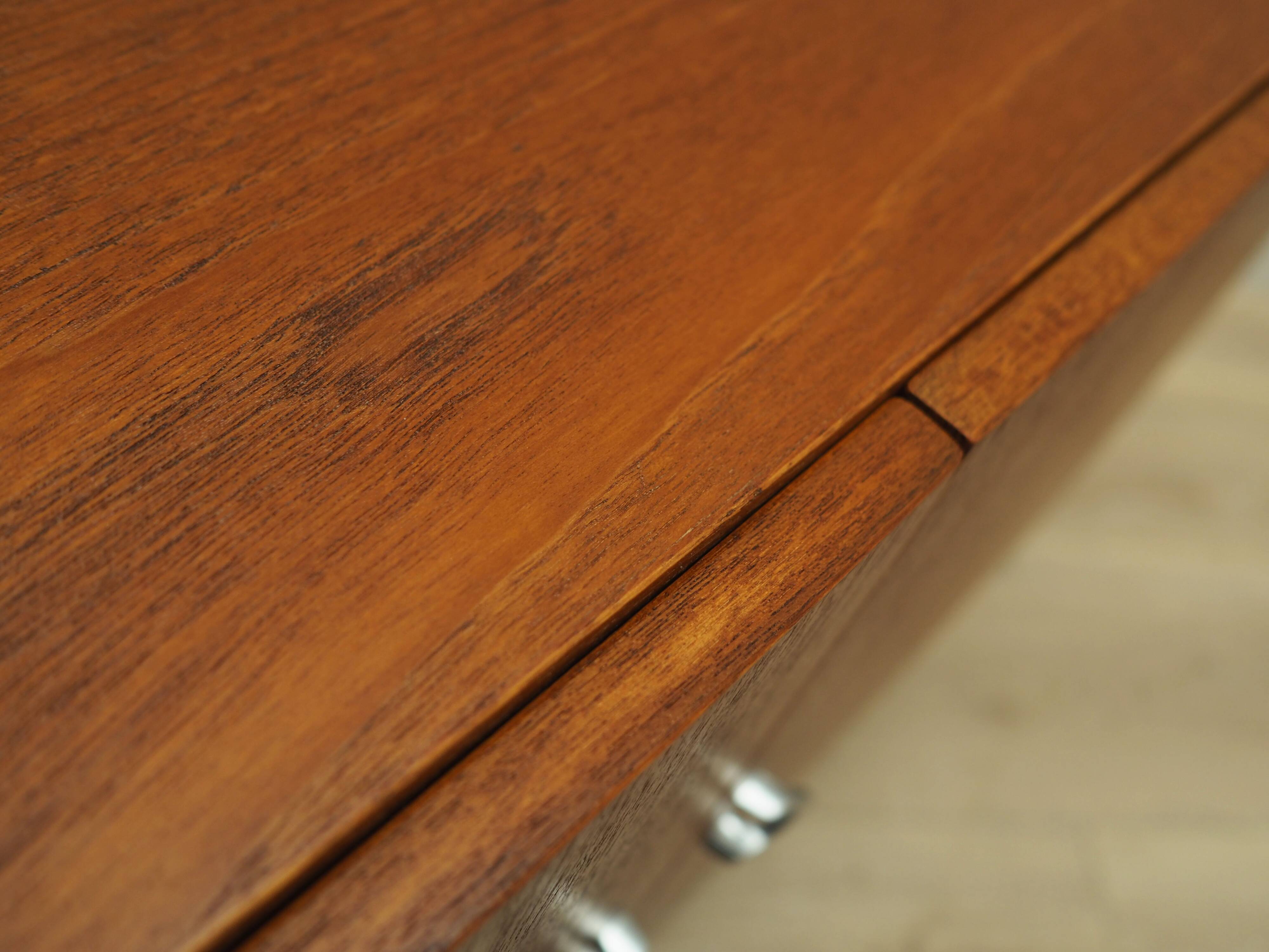 Teak furniture, Danish design, 1970s, manufacturer: Denka