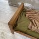 Daybed bed L06A in solid elm Chapo