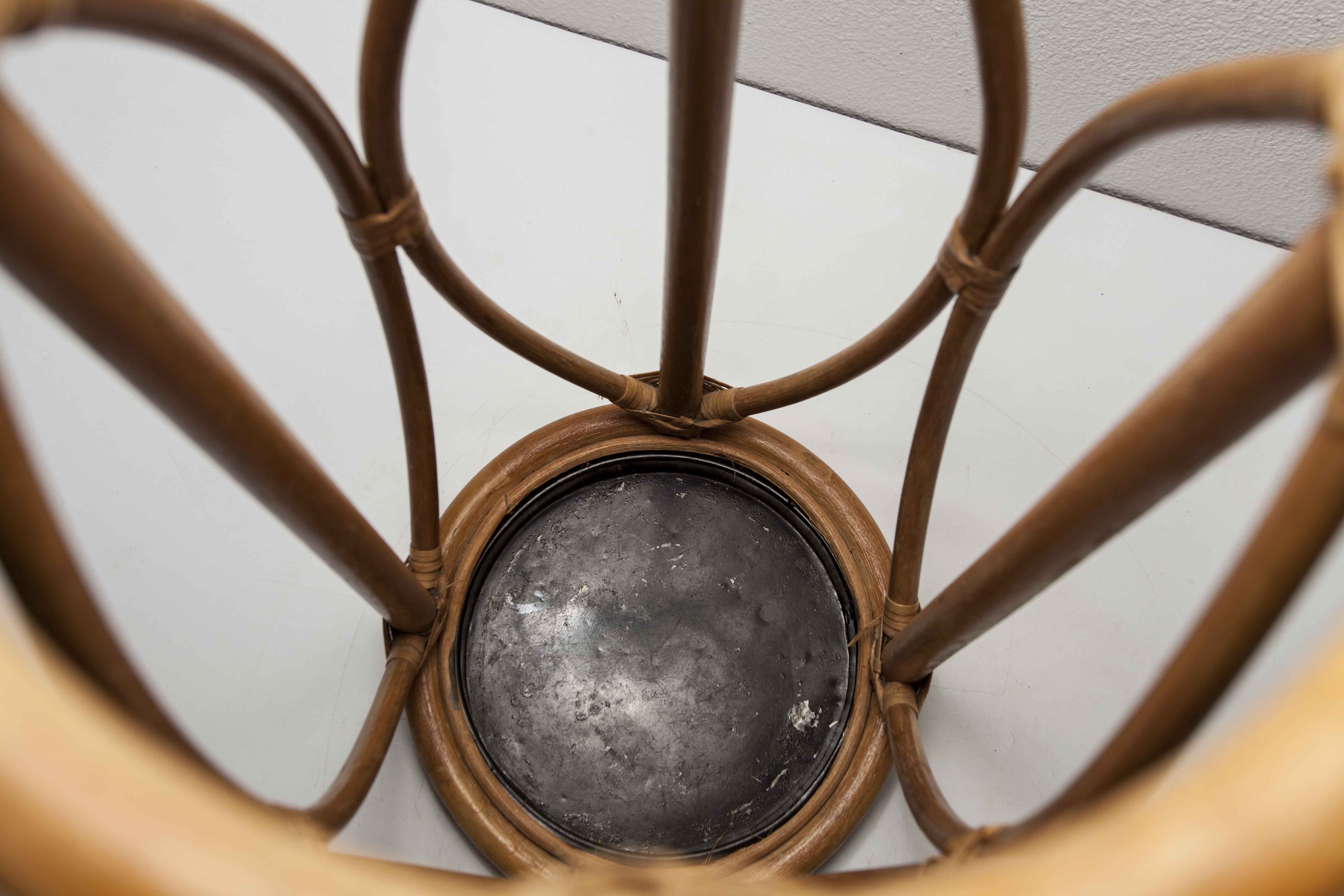 1950 rattan umbrella holder