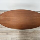 Scandinavian Teak Coffee Table with Adjustable Feet, 1960
