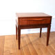 Scandinavian bedside table vintage teak 1960