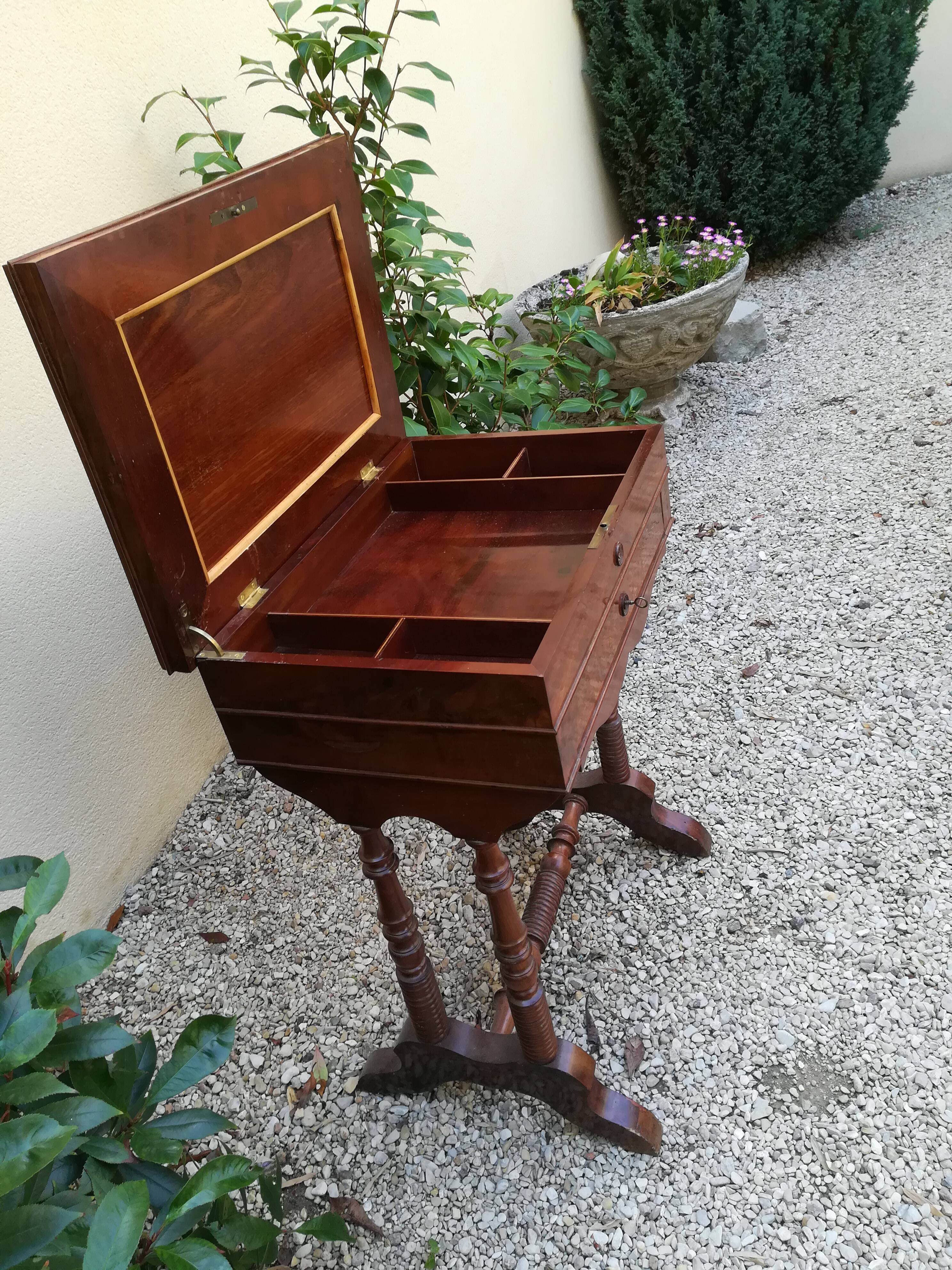 19th century mahogany worker
