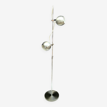 Lampadaire eye ball de style space age 70’ design Aluminor