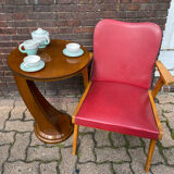 Pedestal art deco table