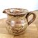 Pyrite stone jug signed Baudat - vintage pitcher