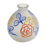 Art Deco vase in primary colors