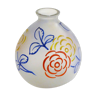Art deco vase primary colors