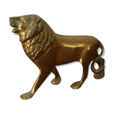 Vintage brass lion