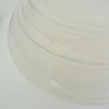 Glass hanging art deco ceiling light. aluminium structure