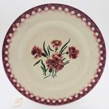 6 Sarreguemines flat plates “Mignardise” model