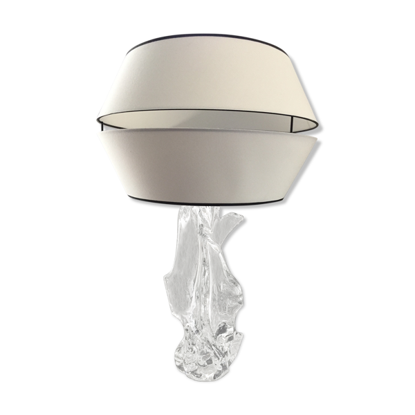 Lampe de bureau design cristal bullé robert schneider