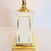 Vintage Regency Brass Crystal Fruit Table Lamp from Le Dauphin, 1970s