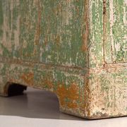 Old bedroom chest of drawers with green tones (c.1920) #8