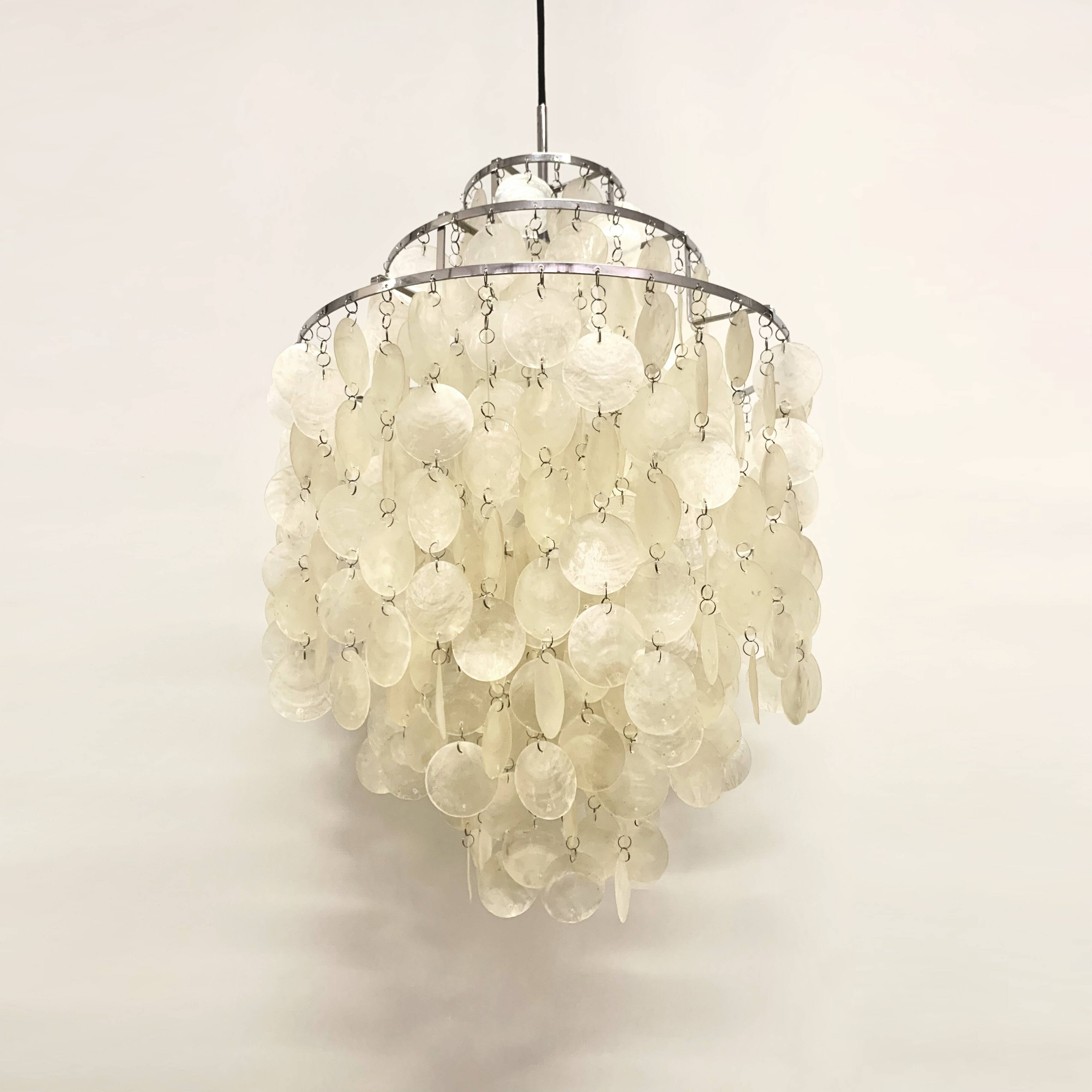 Verner Panton "Fun" pendant lights produced by Frandsen - 2 available