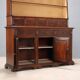 Baroque-style antique walnut buffet, Italy, 20th century.