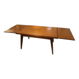 Mahogany table with extensions, 1950s-1960s