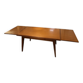 Mahogany table with extensions, 1950s-1960s