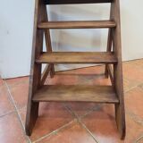 Stepladder or wooden staircase