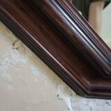 Antique octagonal mirror