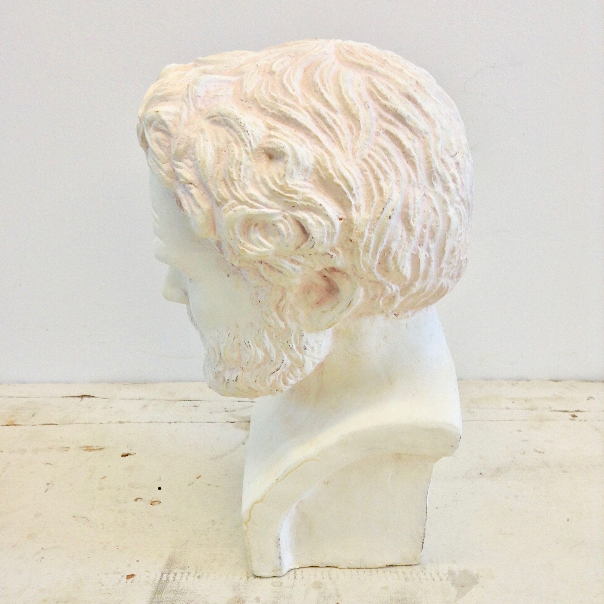 Greek plaster bust