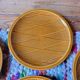 Lot n°2 of 6 Salins barbotine dessert plates